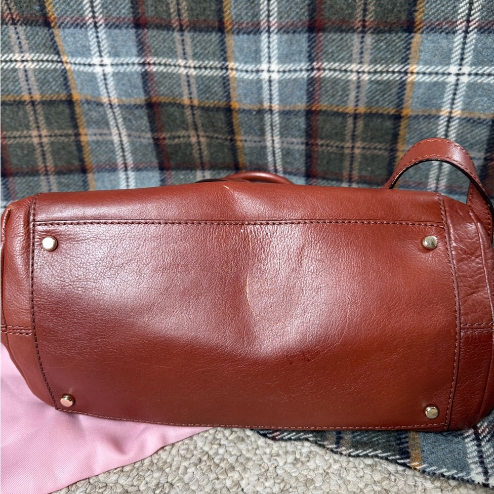 kate spade Leather Satchel Bag in Warm Brown - Picture 7 of 7